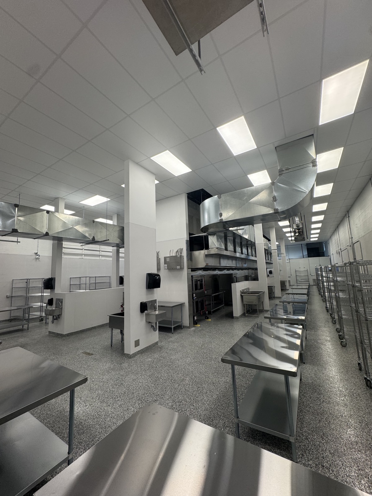 Private kitchen stations across the 10,000 sq ft PurePrep Langley facility